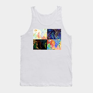 Starry Nights Over MeepNana Festival Quads Tank Top